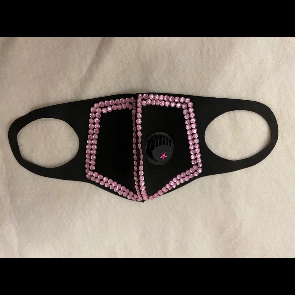 Fashion Rhinestone Face Mask - Picture 2 of 2